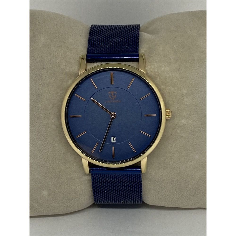 Lavaredo 1.6628 Unisex Blue Stainless Steel Mesh Analog Dial Quartz Watch RQ484